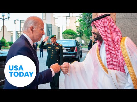 Joe Biden fist bumps Saudi Crown Prince | USA TODAY #Shorts