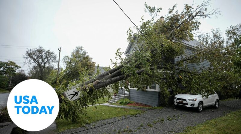 Much of Nova Scotia left without power following Fiona landfall | USA TODAY