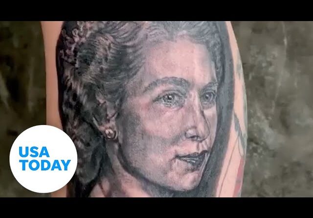Fans of Queen Elizabeth II honor her life with tattoos of the monarch | USA TODAY