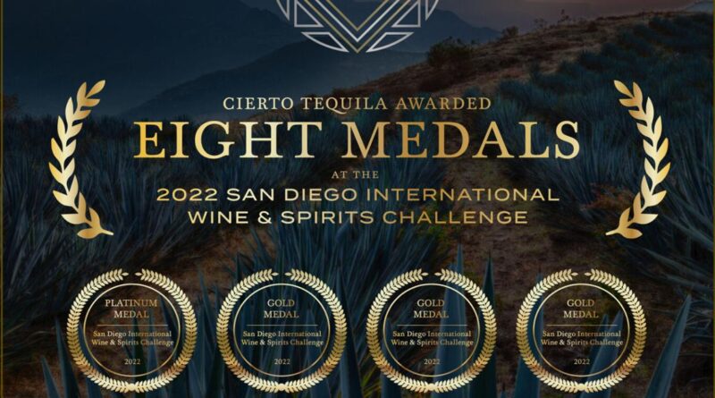 cierto-tequila-awarded-eight-medals-at-the-2022-san-diego-international-wine-&-spirits-challenge-–-valdosta-daily-times
