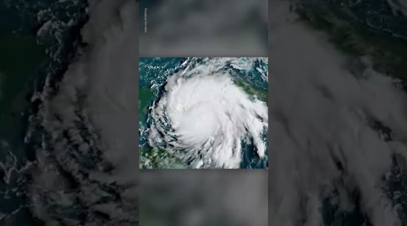 Satellite imagery shows Hurricane Ian’s devastating path | USA TODAY #Shorts