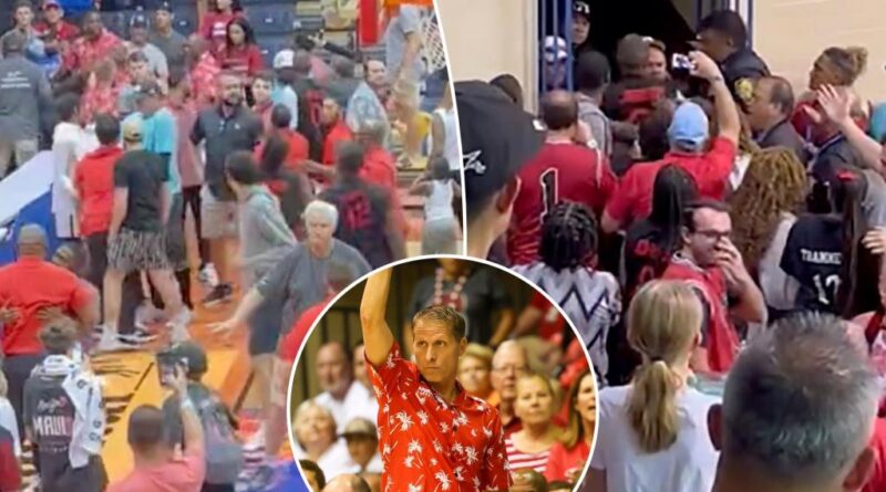 arkansas’-eric-musselman-in-wild-scuffle-with-san-diego-state-fans:-‘go-f–k-yourself’-–-new-york-post