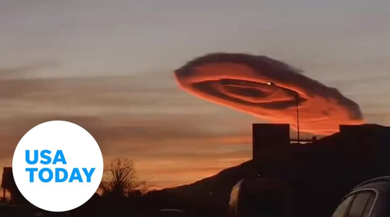 Huge lens cloud in Turkey looks like eery UFO | USA TODAY