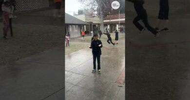 California second graders have cutest reaction to raining hail | USA TODAY #Shorts