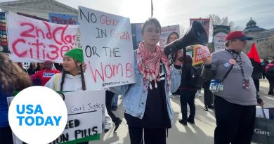 Protests in front of Supreme Court as justices hear case over abortion pill | USA TODAY